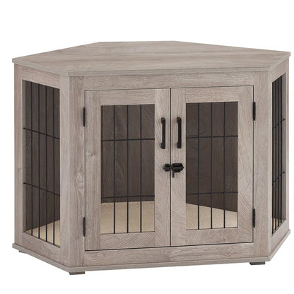 Dereham Furniture Corner Dog Crate with Cushion